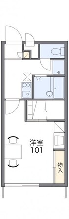 レオパレスコンフォール屋島の物件間取画像